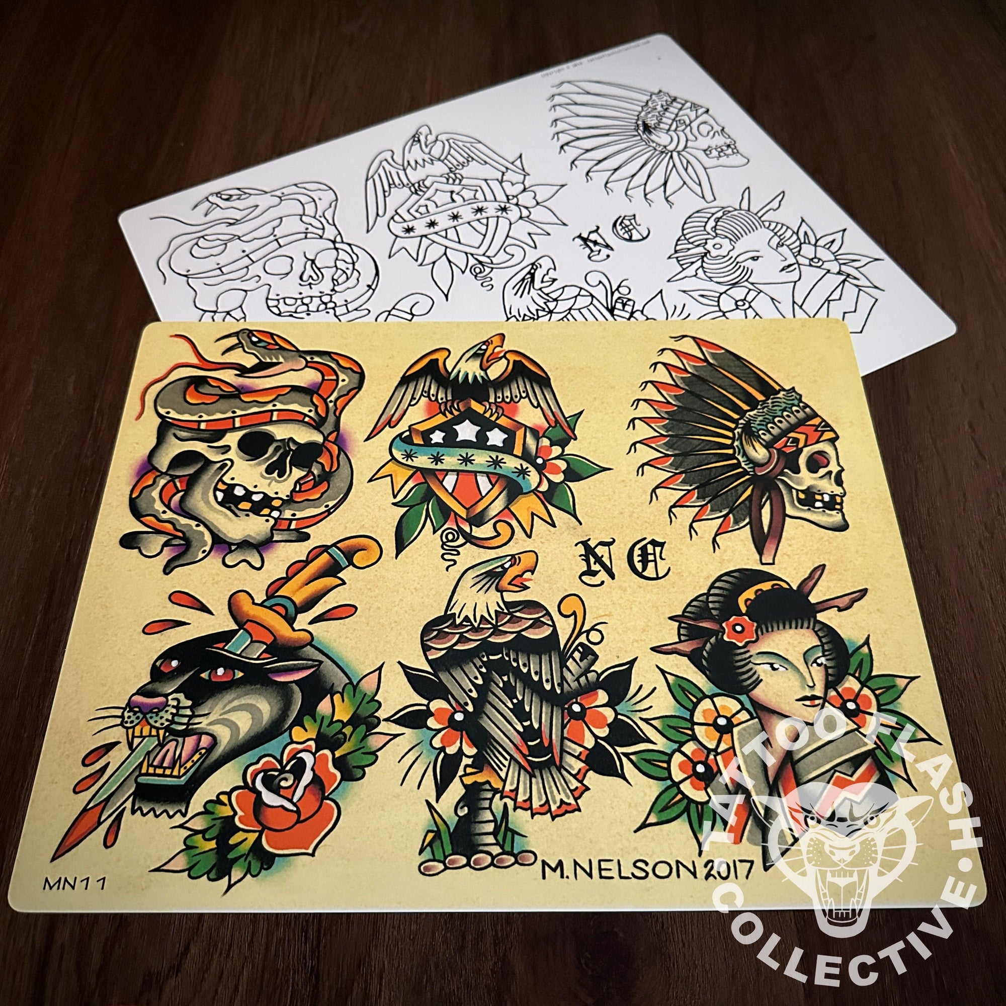 Matt Nelson Flash Matt Nelson Tattoo Flash #11