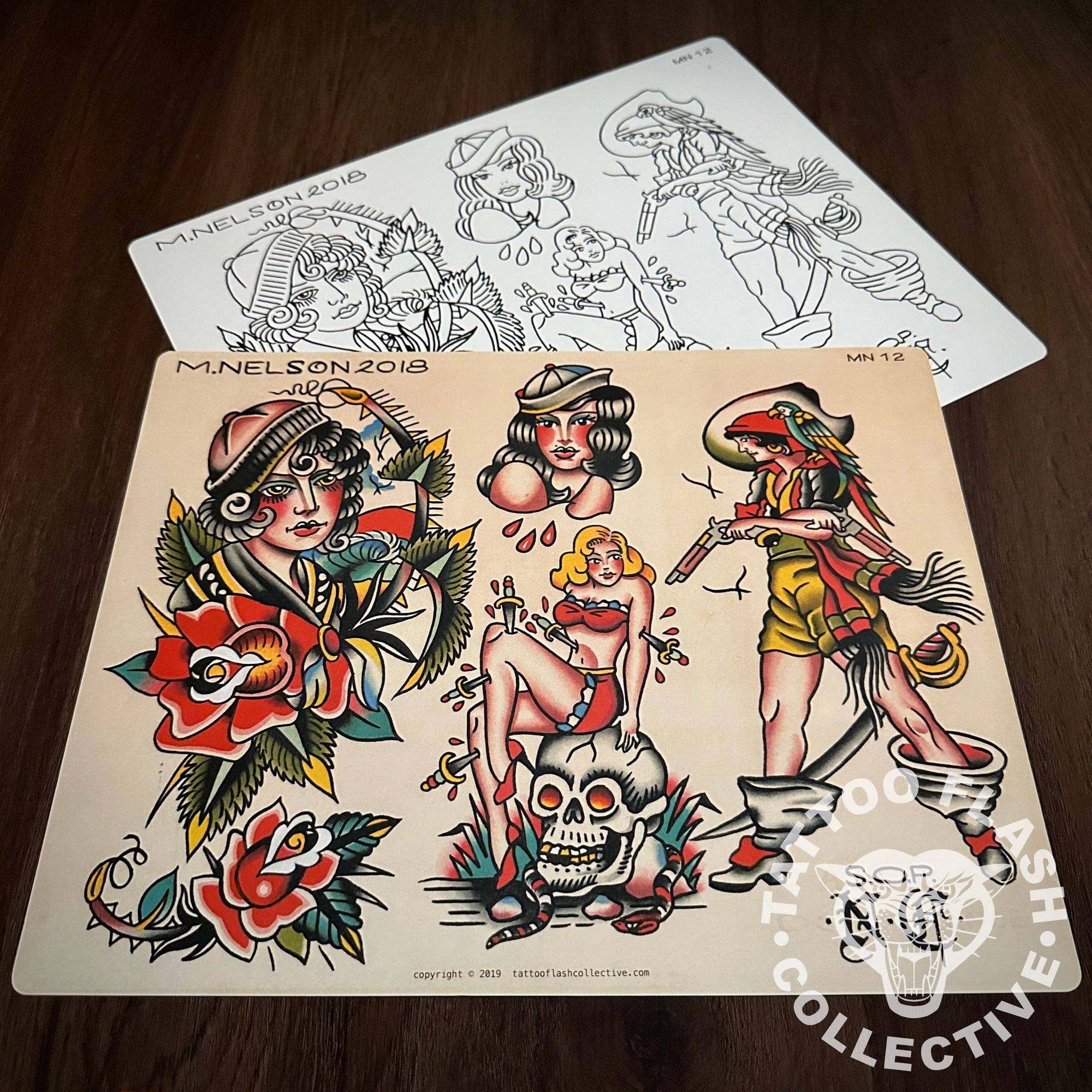 Matt Nelson Flash Matt Nelson Tattoo Flash #12