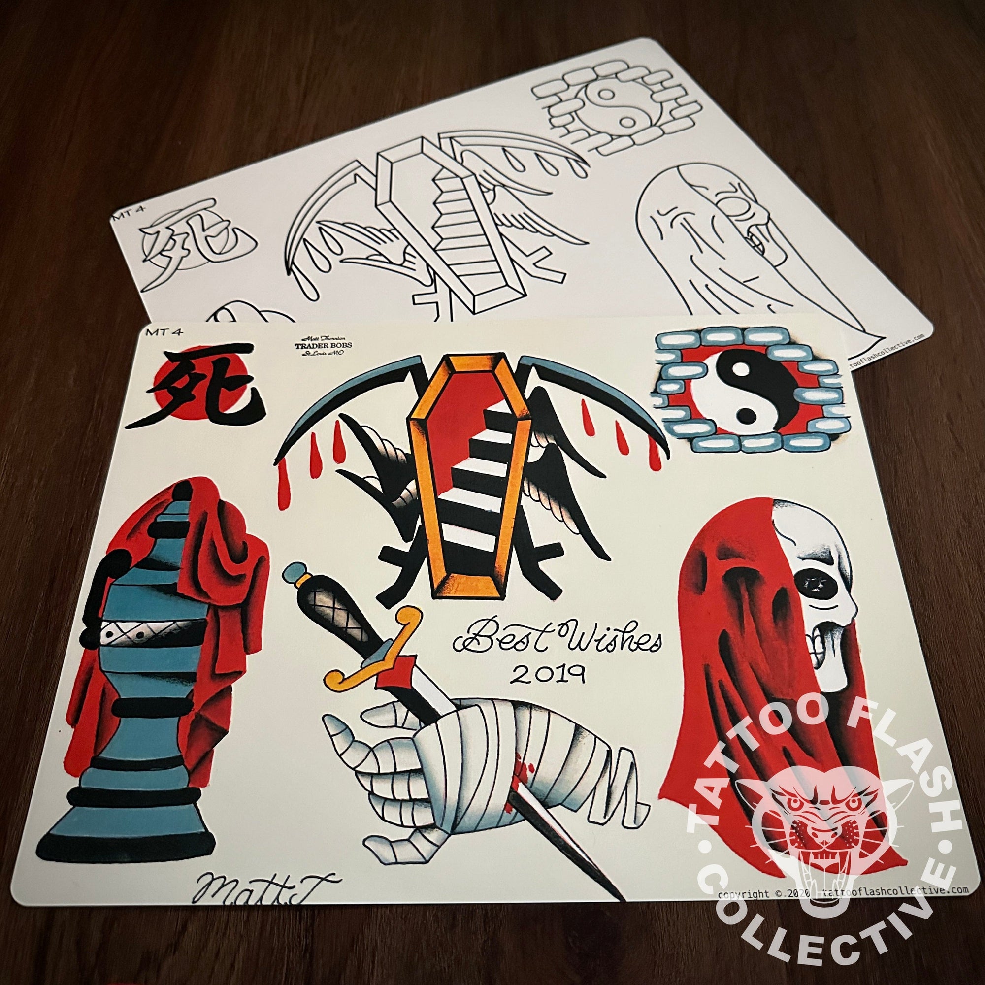 Matt Thornton Flash Matt Thornton Tattoo Flash #04