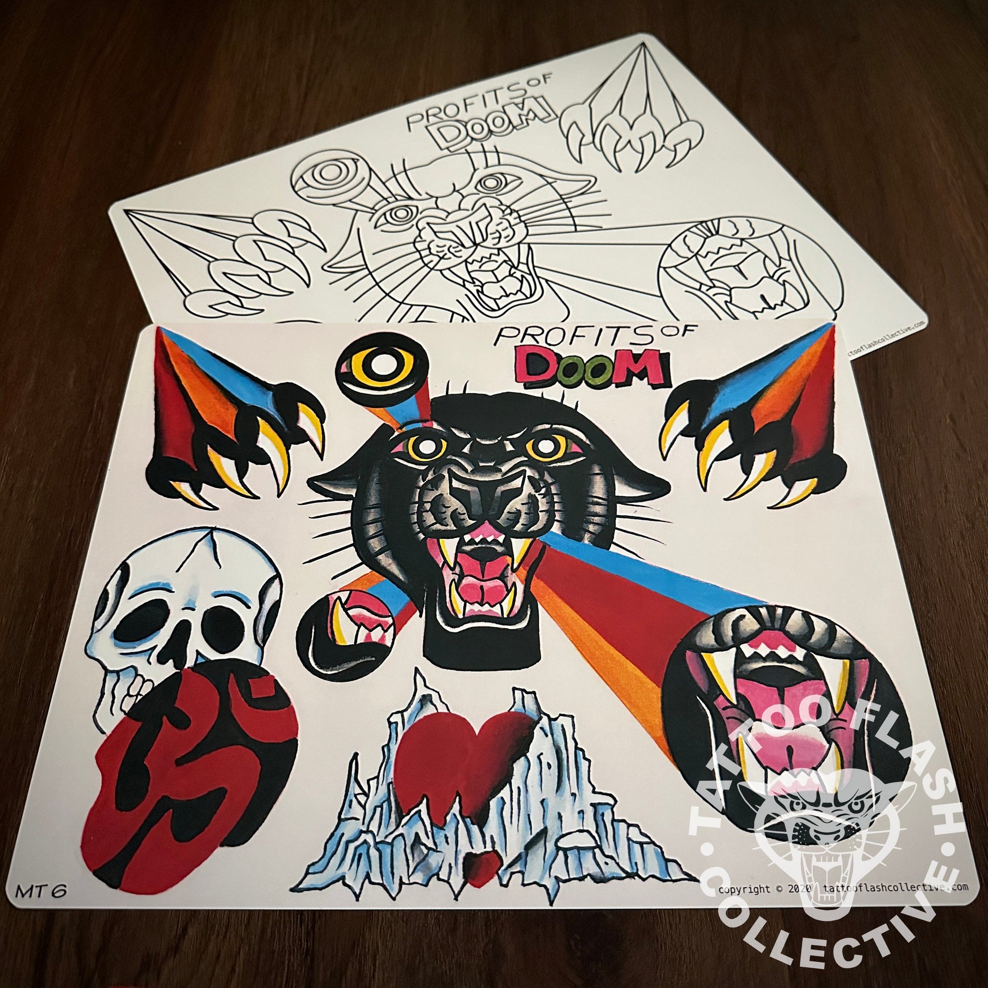 Matt Thornton Flash Matt Thornton Tattoo Flash #06