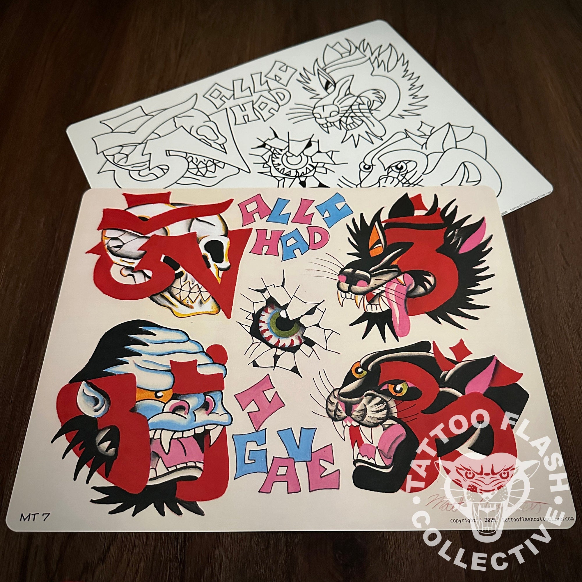 Matt Thornton Flash Matt Thornton Tattoo Flash #07