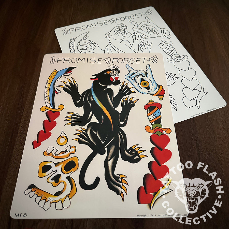 Matt Thornton Flash Matt Thornton Tattoo Flash #08