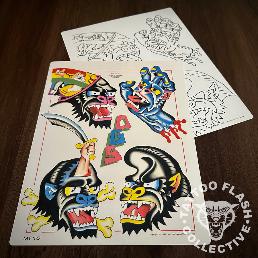 Matt Thornton Flash Matt Thornton Tattoo Flash #10