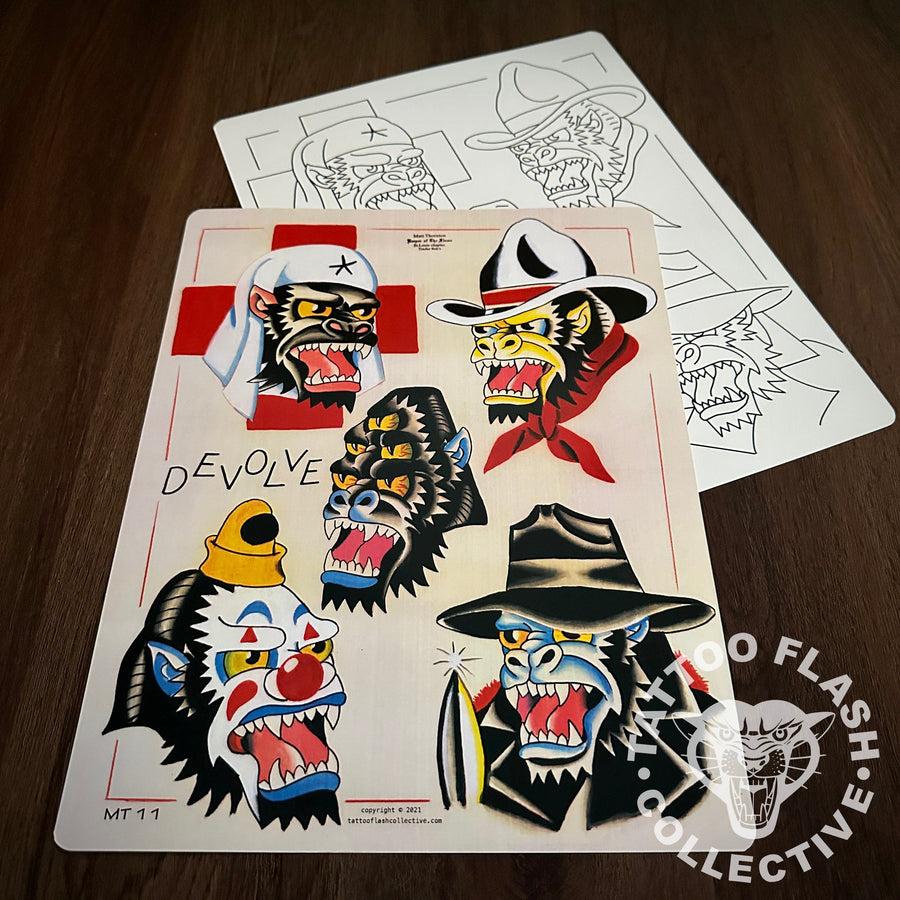 Matt Thornton Flash Matt Thornton Tattoo Flash #11