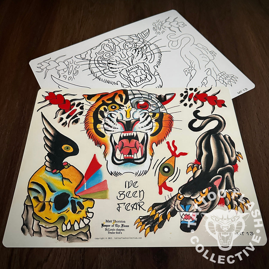 Matt Thornton Flash Matt Thornton Tattoo Flash #13