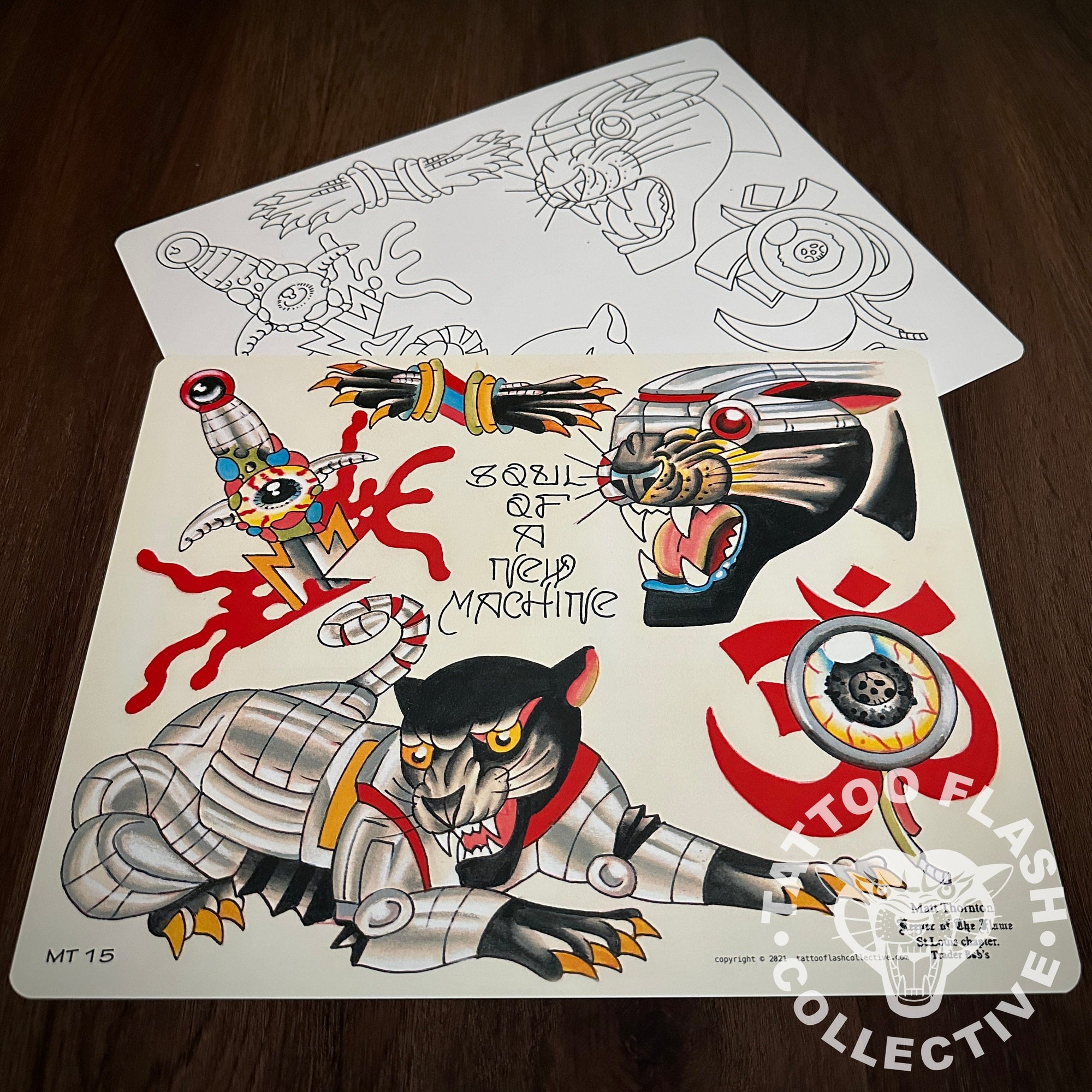 Matt Thornton Flash Matt Thornton Tattoo Flash #15