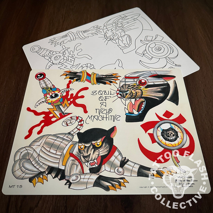 Matt Thornton Flash Matt Thornton Tattoo Flash #15