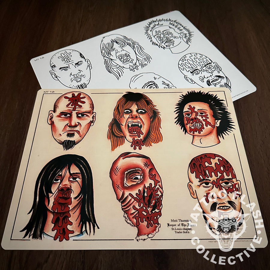 Matt Thornton Flash Matt Thornton Tattoo Flash #18