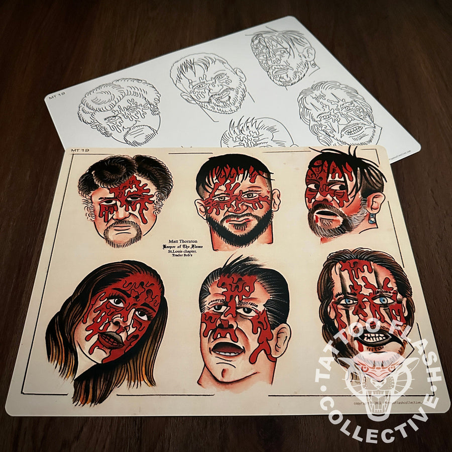 Matt Thornton Flash Matt Thornton Tattoo Flash #19