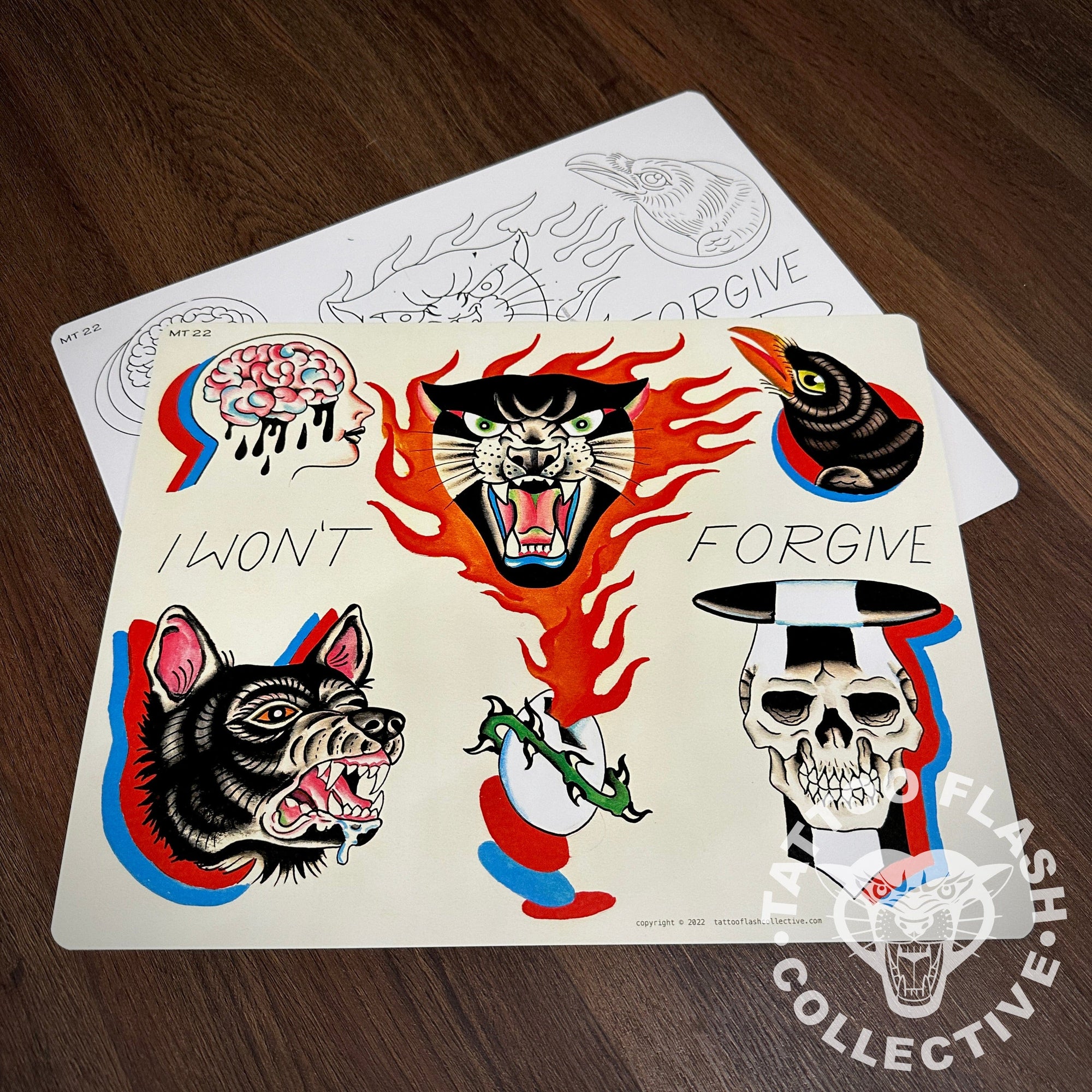 Matt Thornton Flash Matt Thornton Tattoo Flash #22