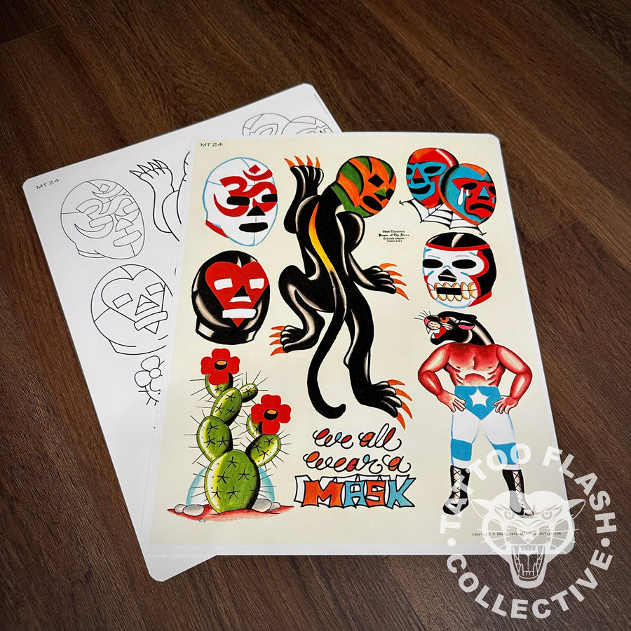 Matt Thornton Flash Matt Thornton Tattoo Flash #24