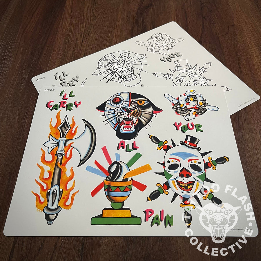Matt Thornton Flash Matt Thornton Tattoo Flash #29