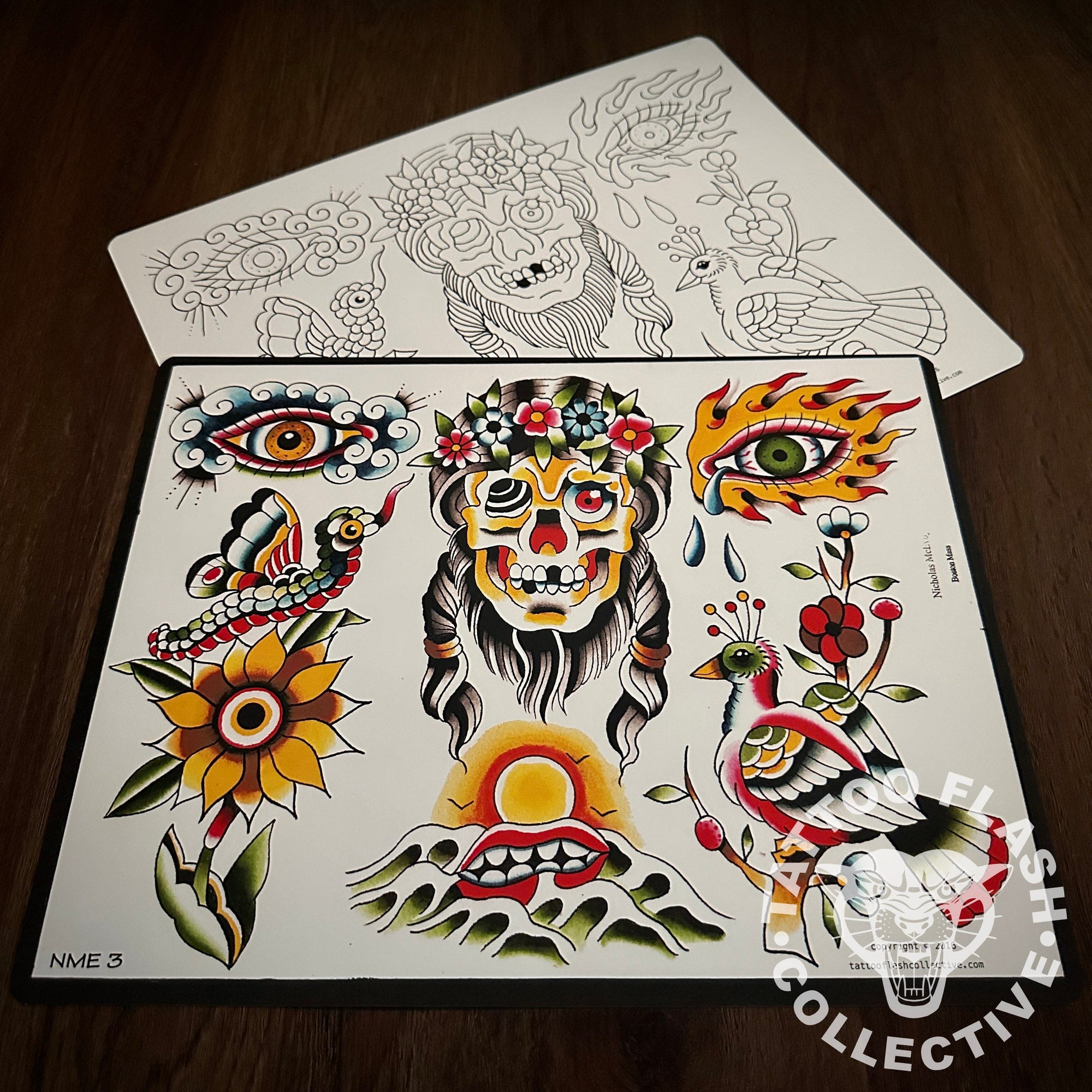 Nicholas McEvoy Flash Nicholas McEvoy Tattoo Flash #03