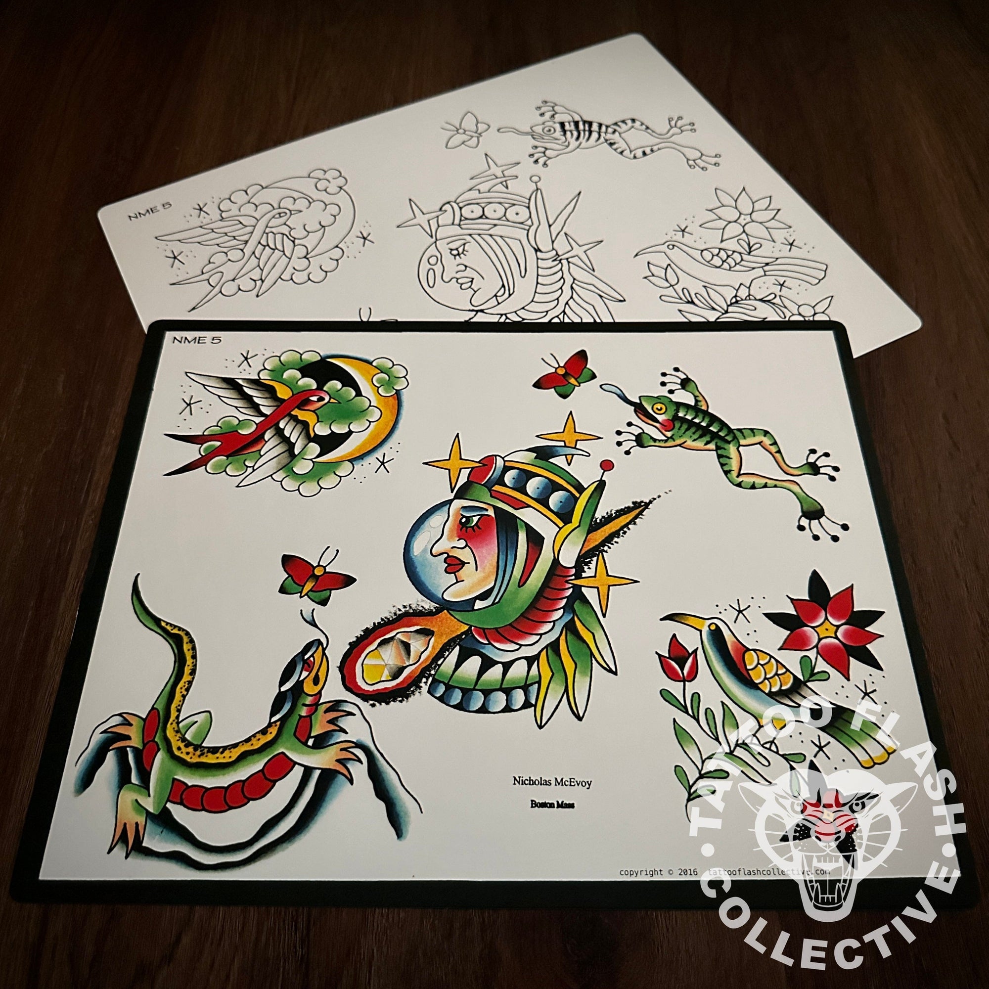 Nicholas McEvoy Flash Nicholas McEvoy Tattoo Flash #05