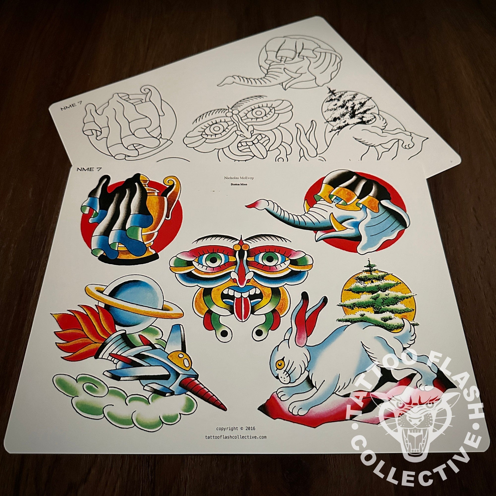 Nicholas McEvoy Flash Nicholas McEvoy Tattoo Flash #07