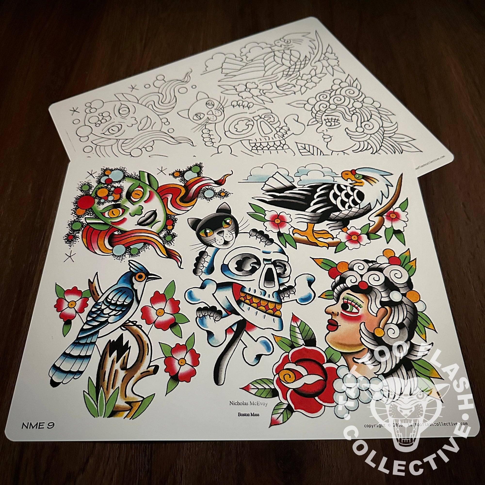 Nicholas McEvoy Flash Nicholas McEvoy Tattoo Flash #09