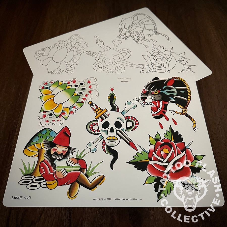 Nicholas McEvoy Flash Nicholas McEvoy Tattoo Flash #10