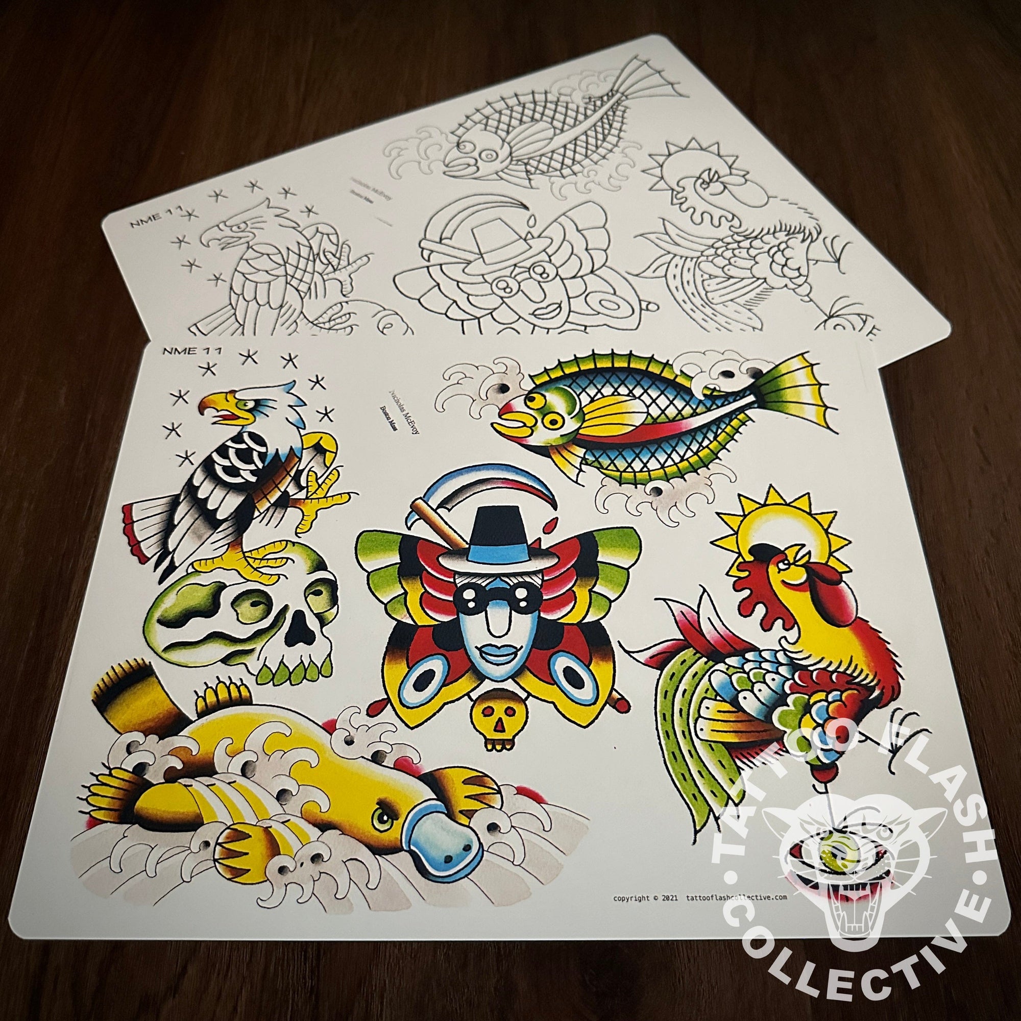 Nicholas McEvoy Flash Nicholas McEvoy Tattoo Flash #11