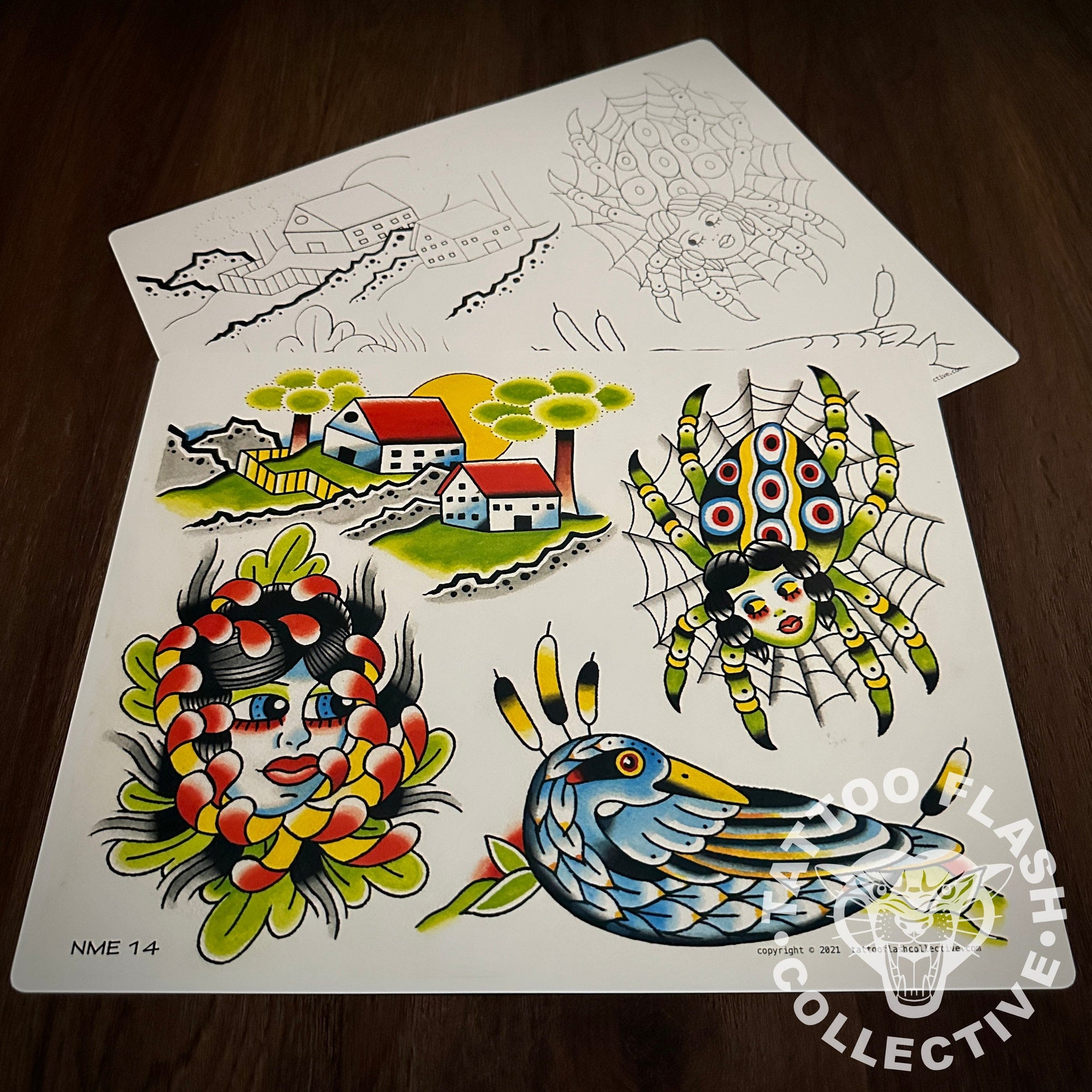 Nicholas McEvoy Flash Nicholas McEvoy Tattoo Flash #14