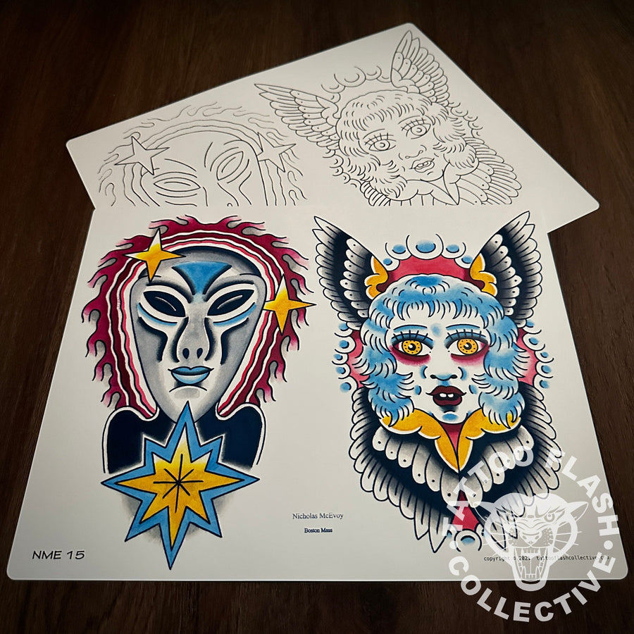 Nicholas McEvoy Flash Nicholas McEvoy Tattoo Flash #15