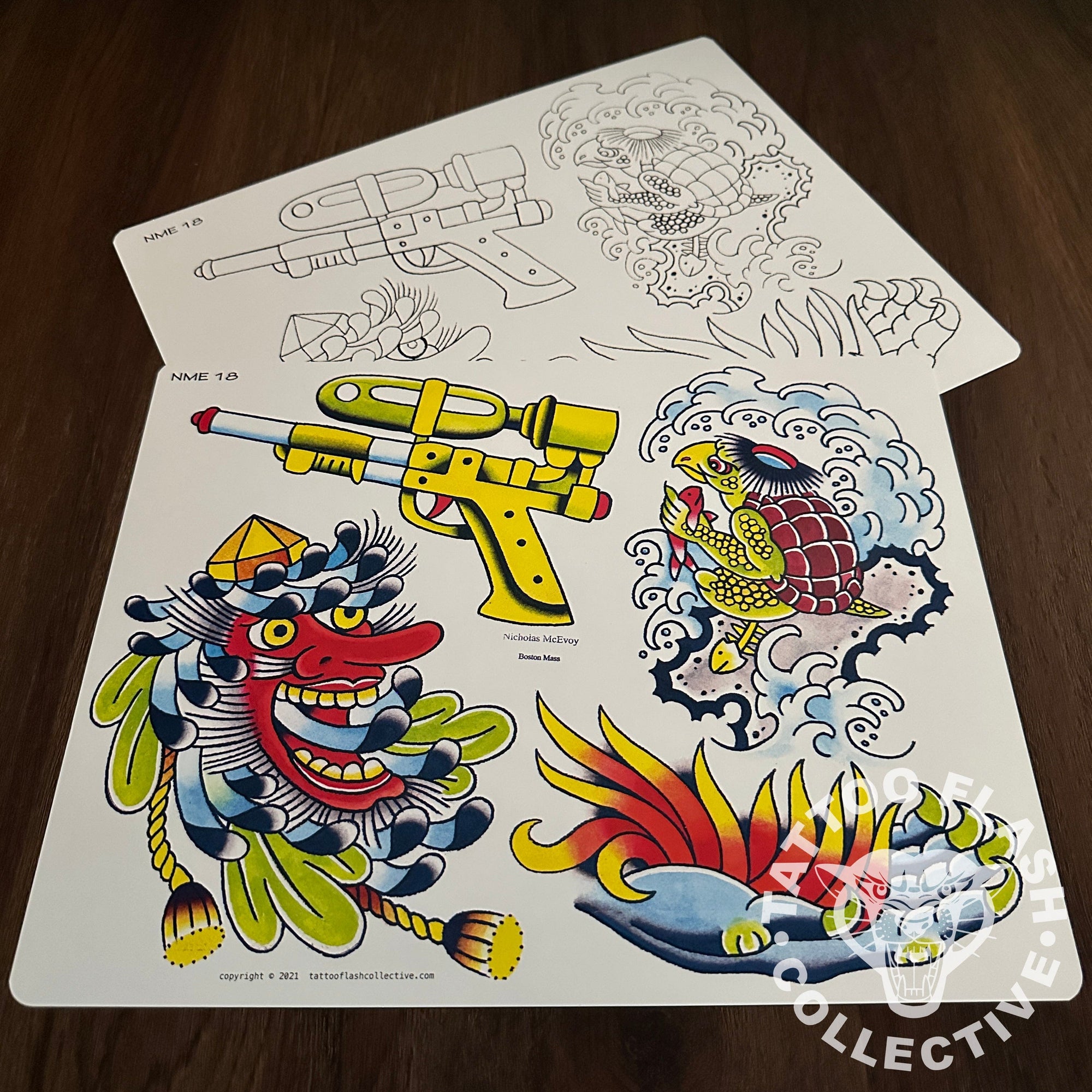 Nicholas McEvoy Flash Nicholas McEvoy Tattoo Flash #18