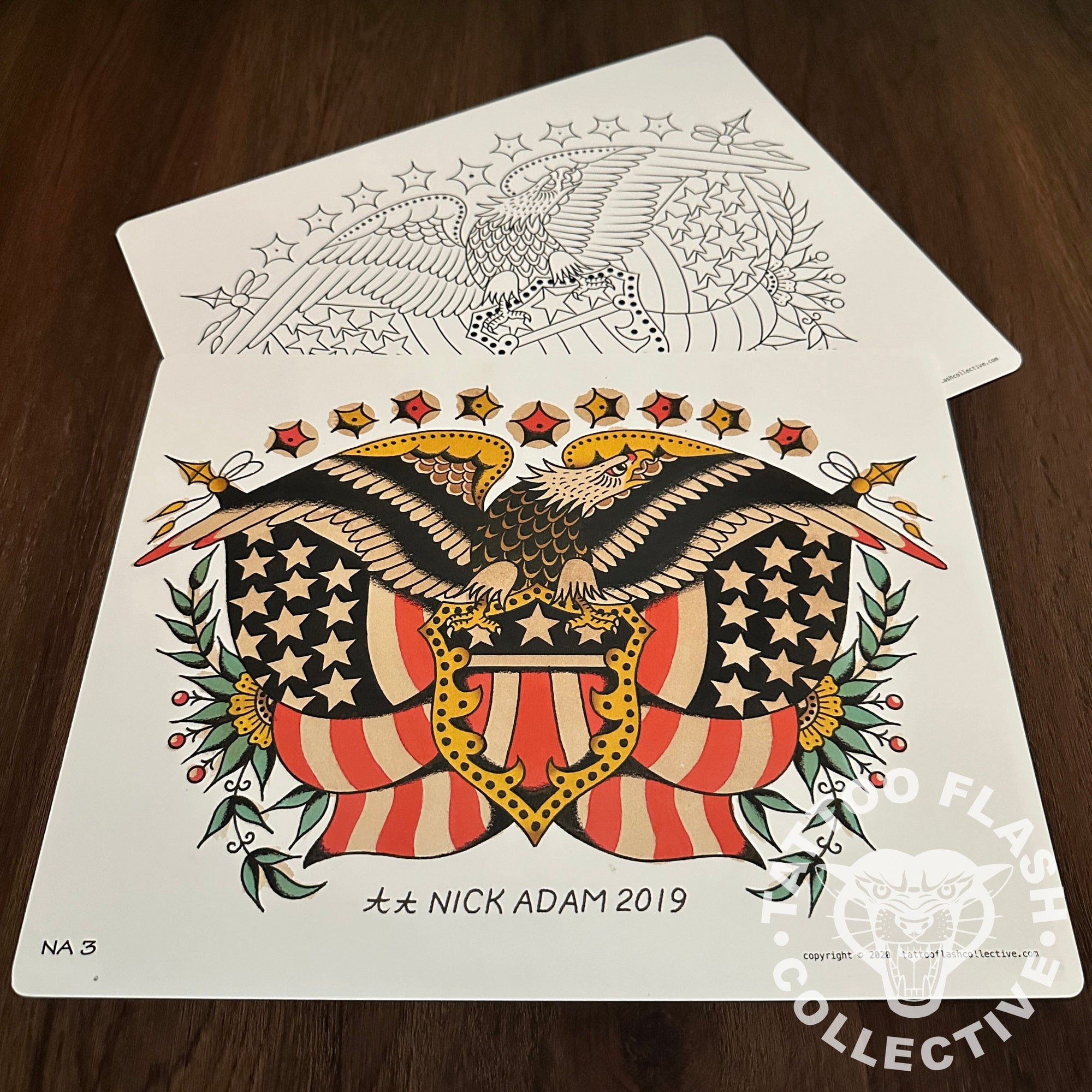 Nick Adam Flash Nick Adam Tattoo Flash #03