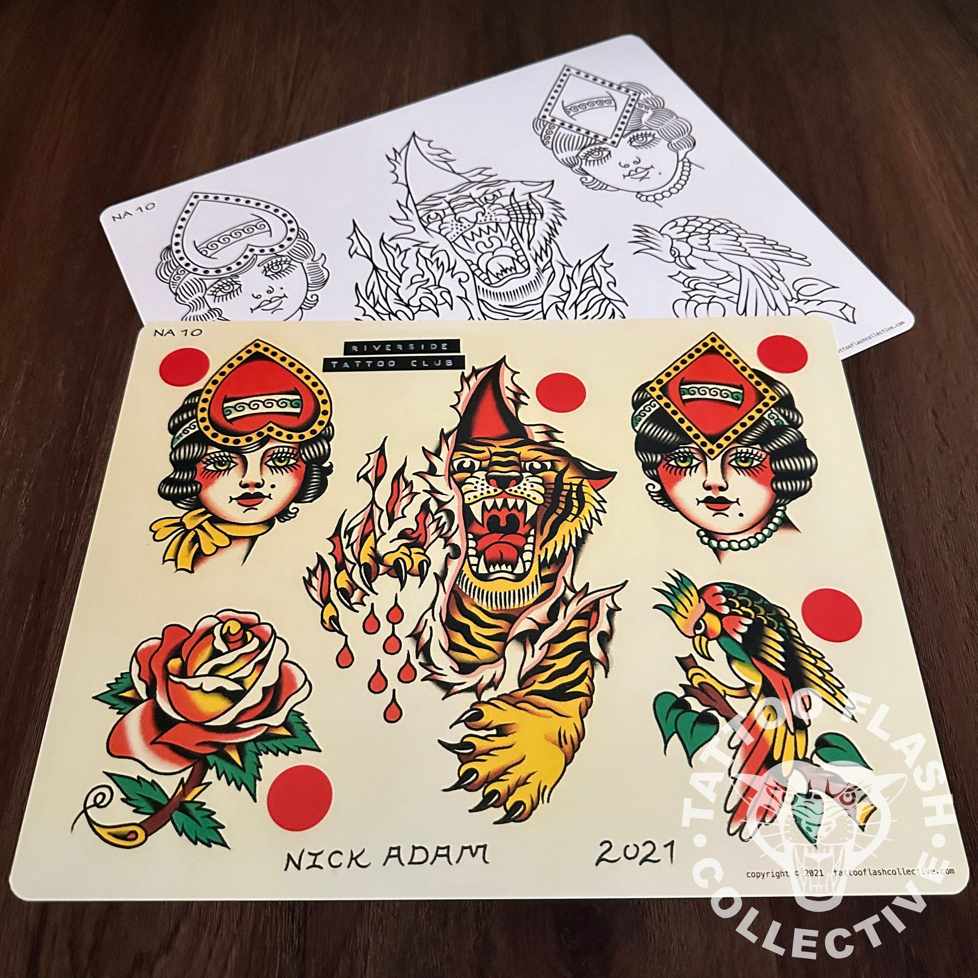 Nick Adam Flash Nick Adam Tattoo Flash #10