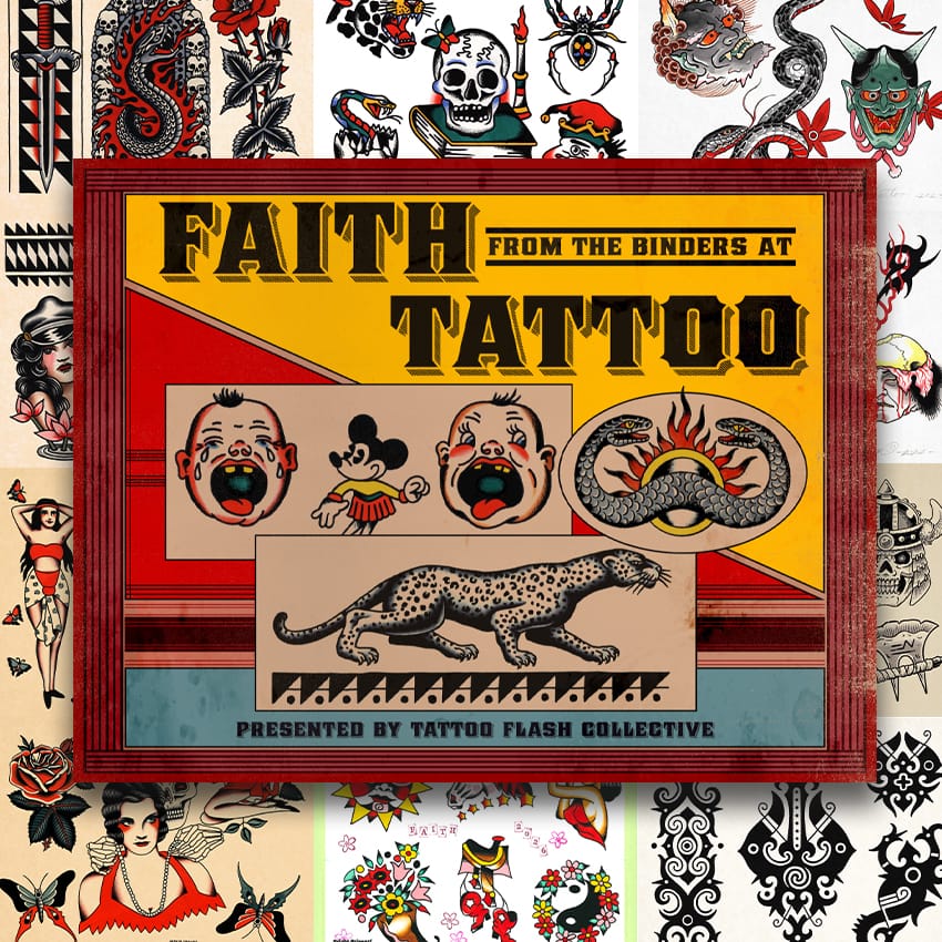 Nick Paine Books From the binders at Faith Tattoo