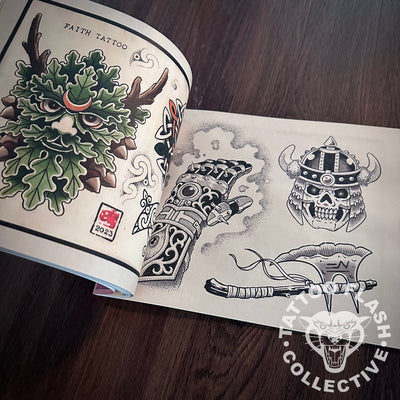 Nick Paine Books From the binders at Faith Tattoo