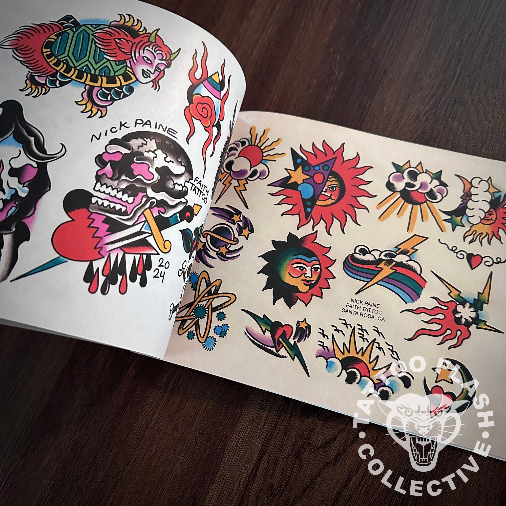 Nick Paine Books From the binders at Faith Tattoo