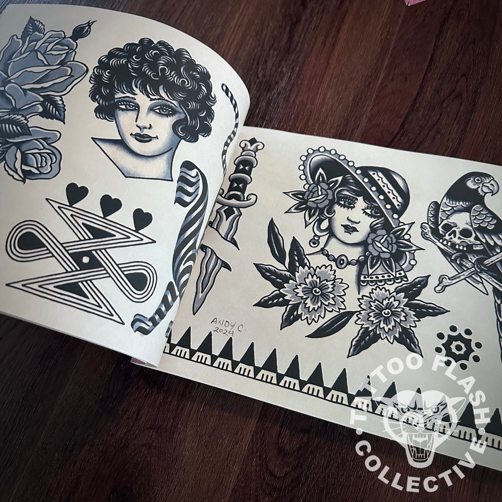 Nick Paine Books From the binders at Faith Tattoo
