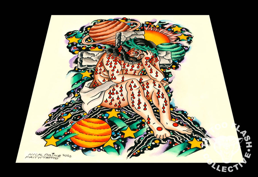 Nick Paine prints Nick Paine Tattoo Print #01- 16"x20"