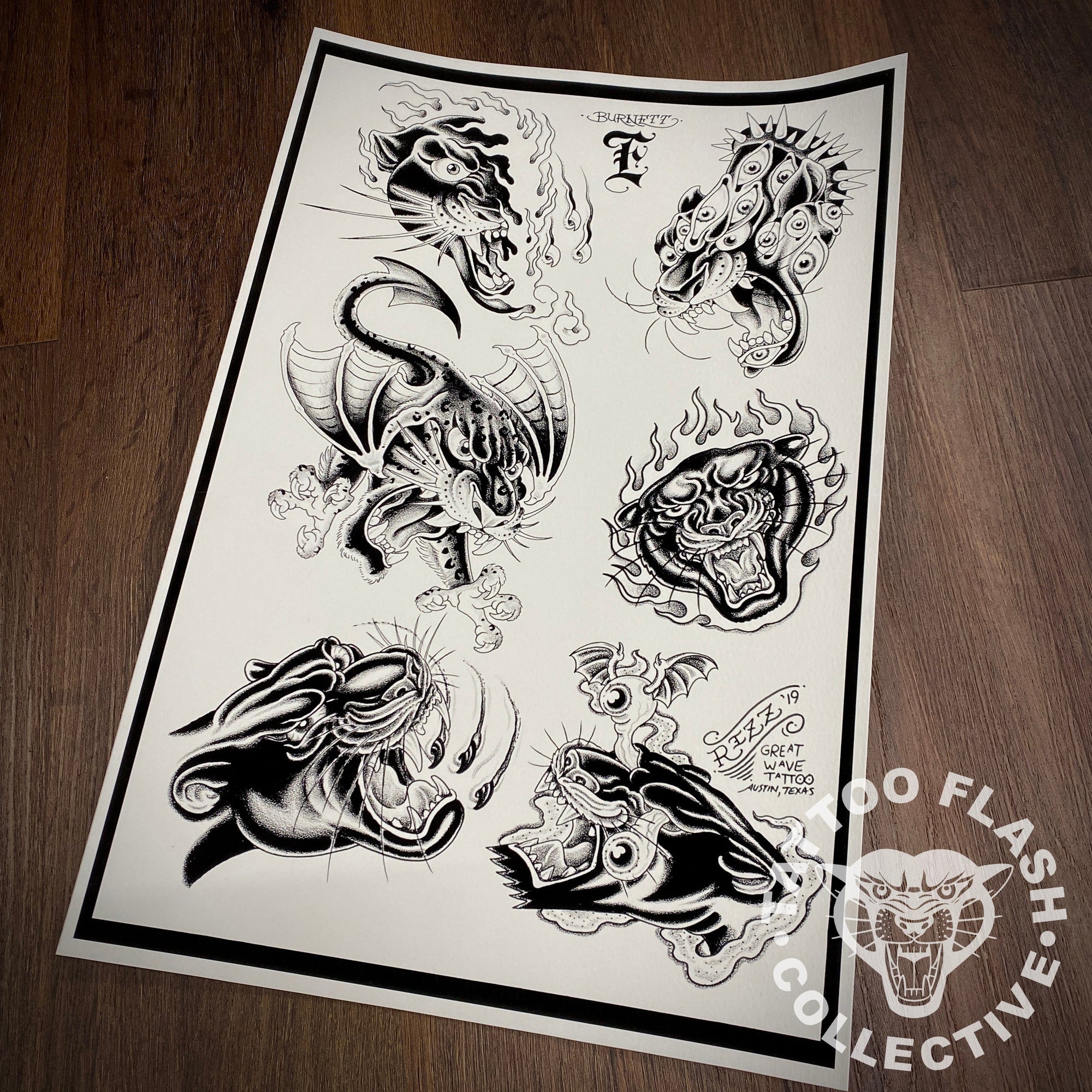 Nick Rizzano prints Devin Burnett - Nick Rizzano Print #10- 12"x18"