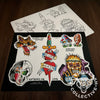 Noryan Baker Flash Noryan Baker Tattoo Flash #03