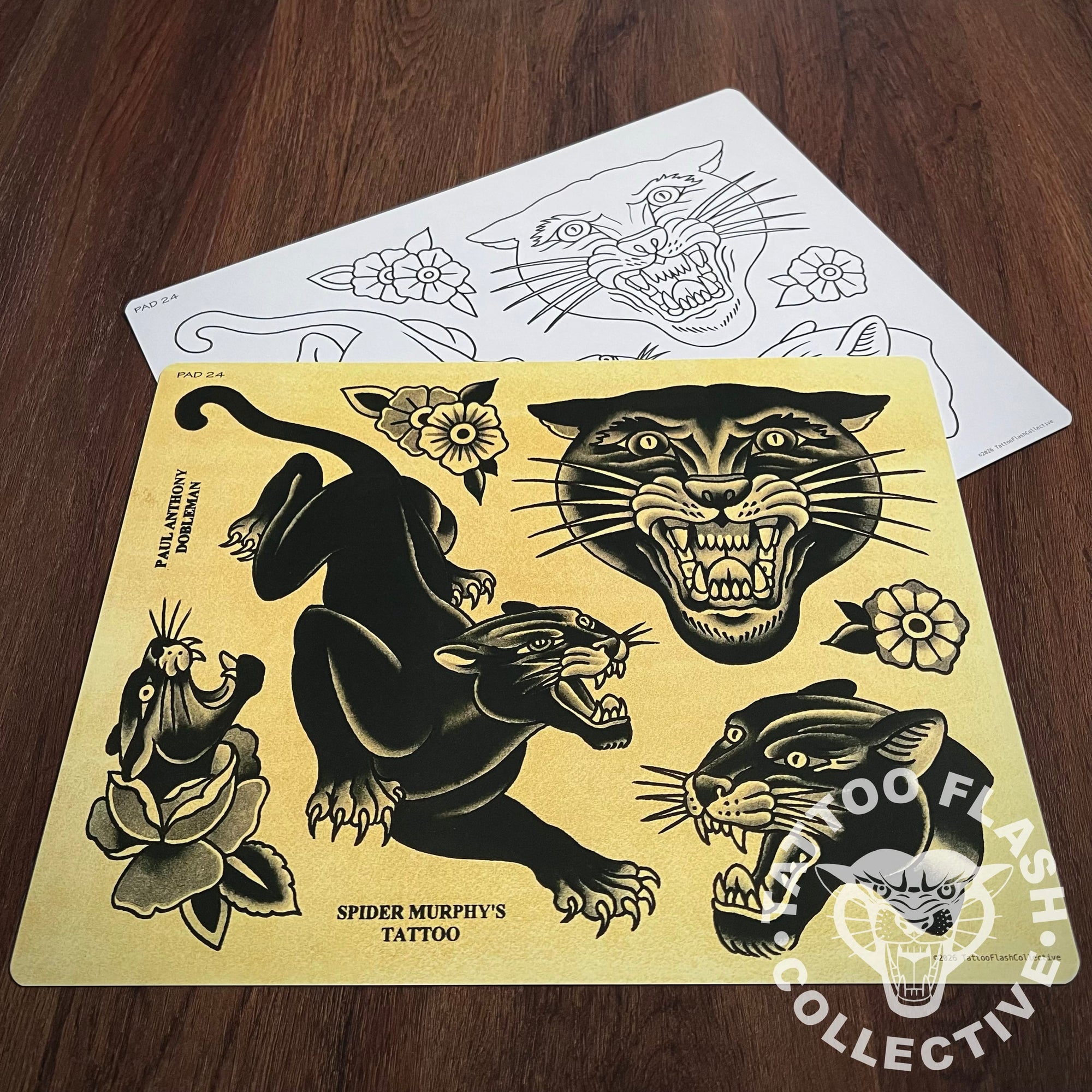 Paul Dobleman Flash Paul Dobleman Tattoo Flash #24