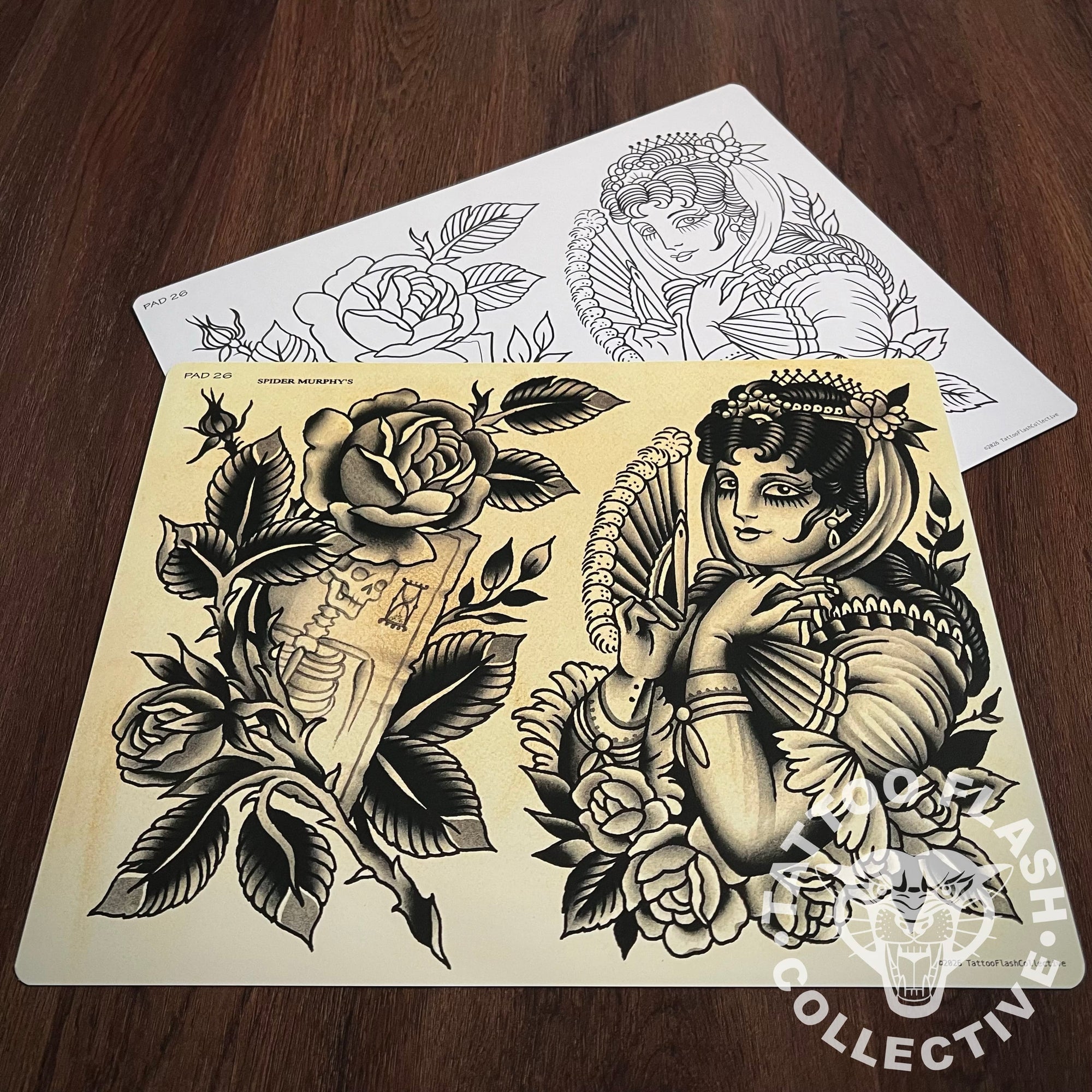 Paul Dobleman Flash Paul Dobleman Tattoo Flash #26