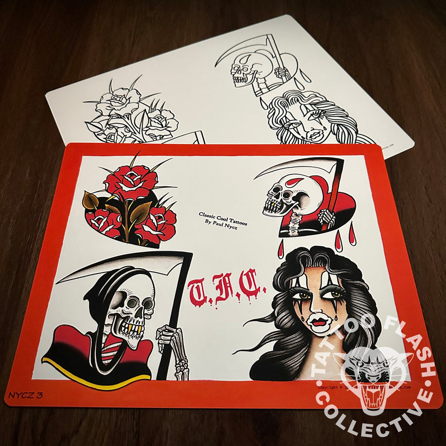 Paul Nycz Flash Paul Nycz Tattoo Flash #03 (old stock)