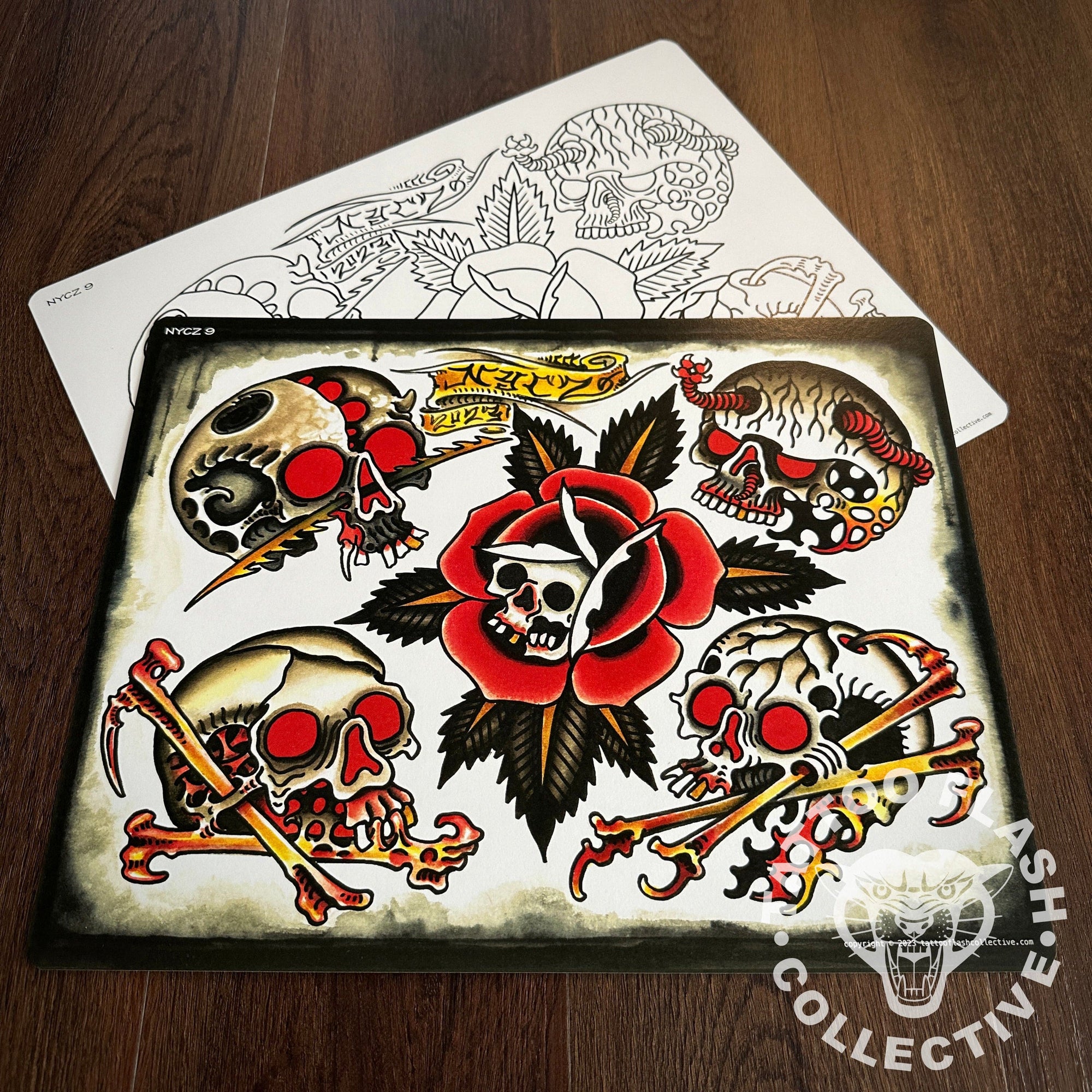 Paul Nycz Flash Paul Nycz Tattoo Flash #09