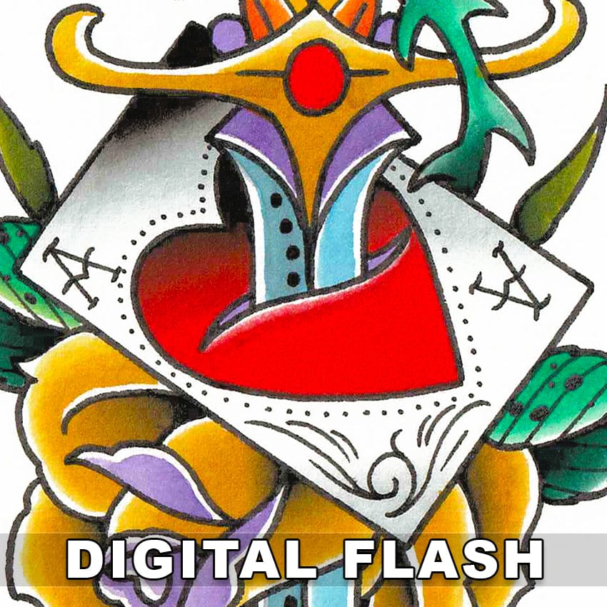 Rinto digital download Rinto Digital Tattoo Flash #11-#15