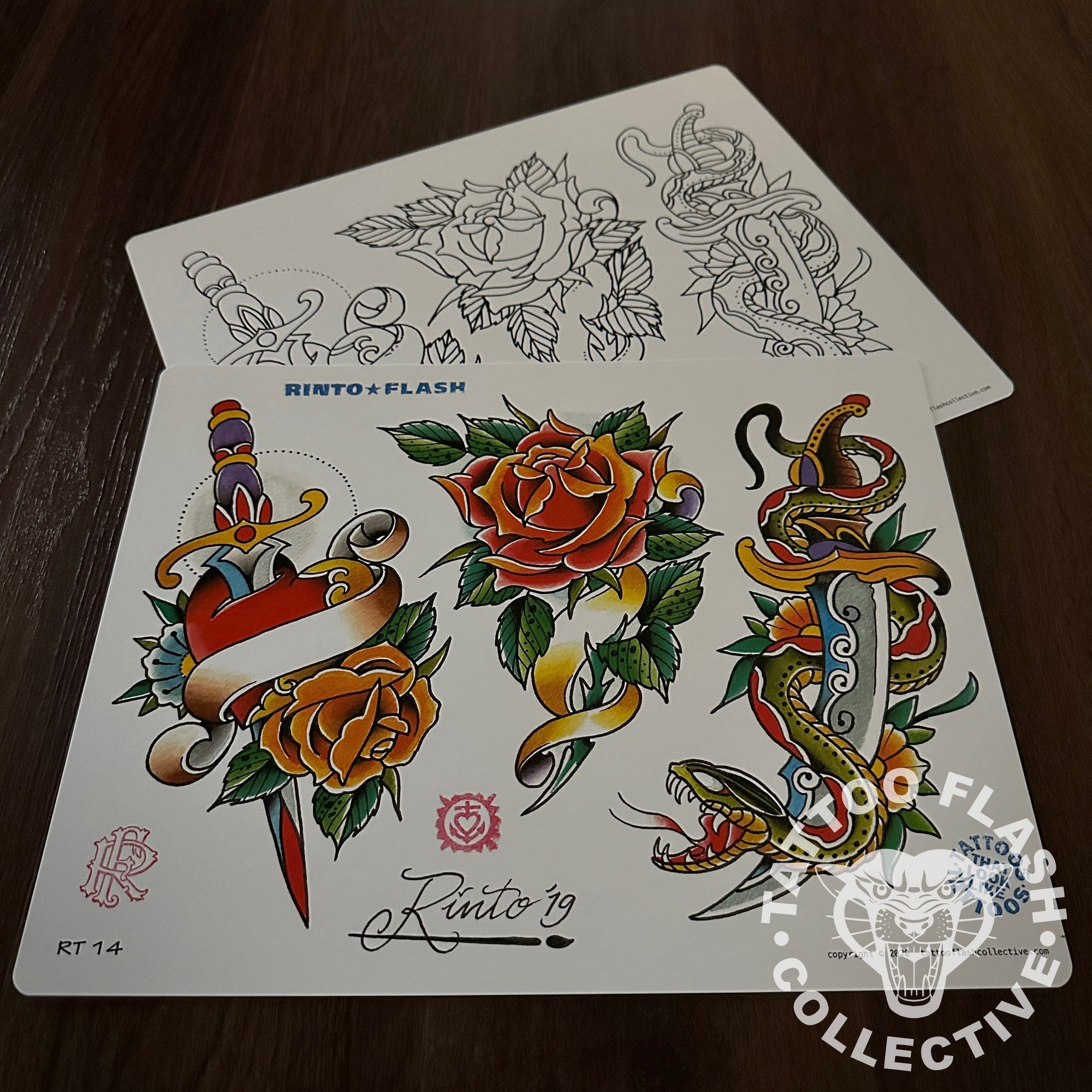 Rinto Flash Rinto Tattoo Flash #14