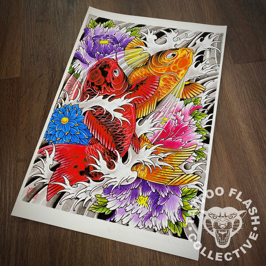 Rinto prints Rinto Print #01- 12"x18"