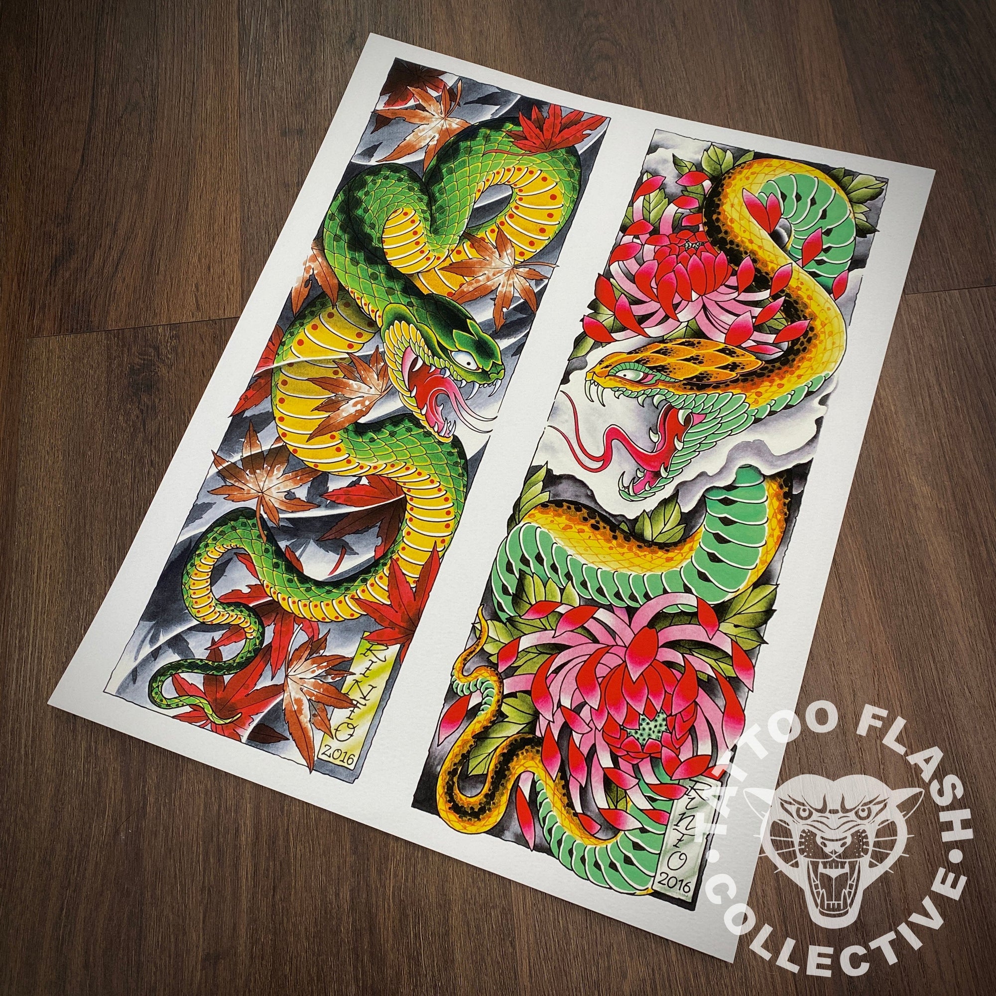 Rinto prints Rinto Print #02- 16"x20"