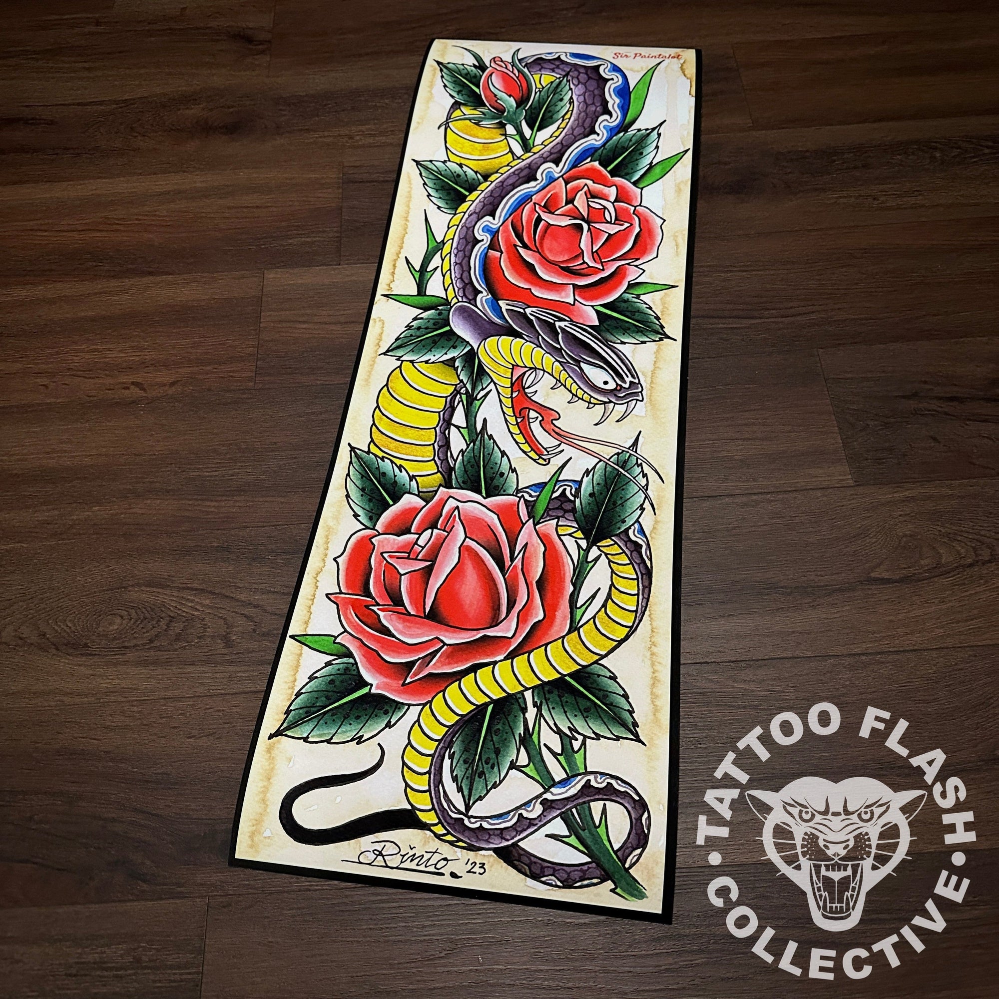 Rinto prints Rinto Print #17- 12"x36"