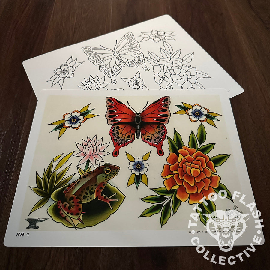 Ryan Belfance Flash Ryan Belfance Tattoo Flash #01