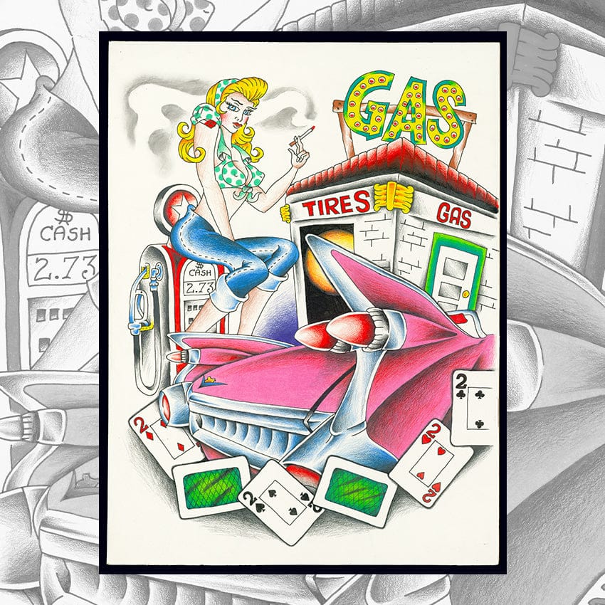 Sailor Eddie prints 12"x16" Sailor Eddie Print #01 12"x16" and 18"x24"