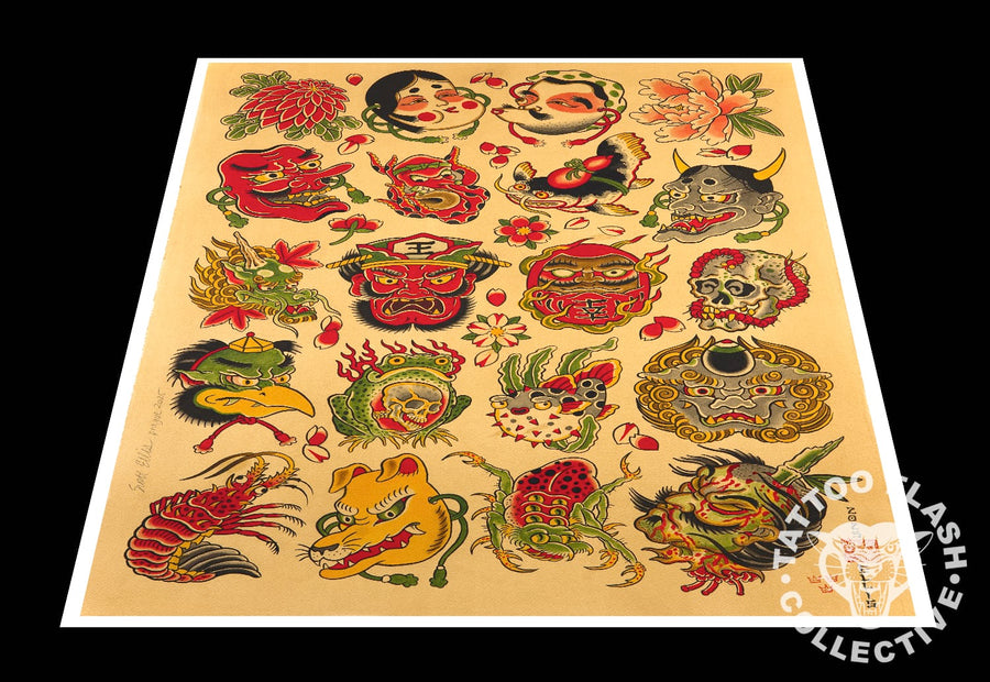 Scott Ellis prints 12"x16" Scott Ellis Tattoo Print #08- 12"x16" and 18"x24"