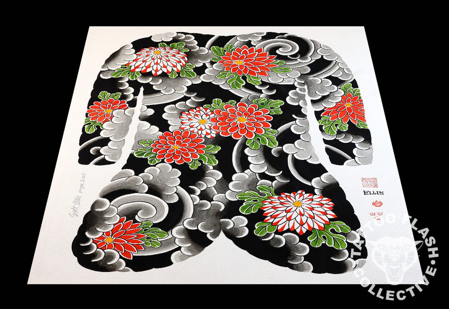 Scott Ellis prints 12"x16" Scott Ellis Tattoo Print #09- 12"x16" and 18"x24"