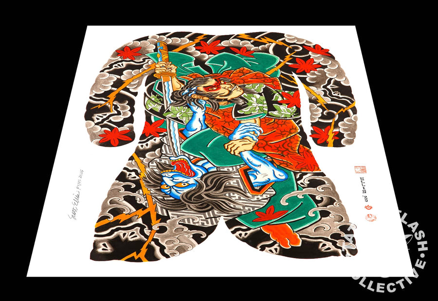 Scott Ellis prints 12"x16" Scott Ellis Tattoo Print #10- 12"x16" and 18"x24"