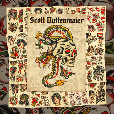 Scott Huttenmaier Books Scott Huttenmaier Tattoo Book