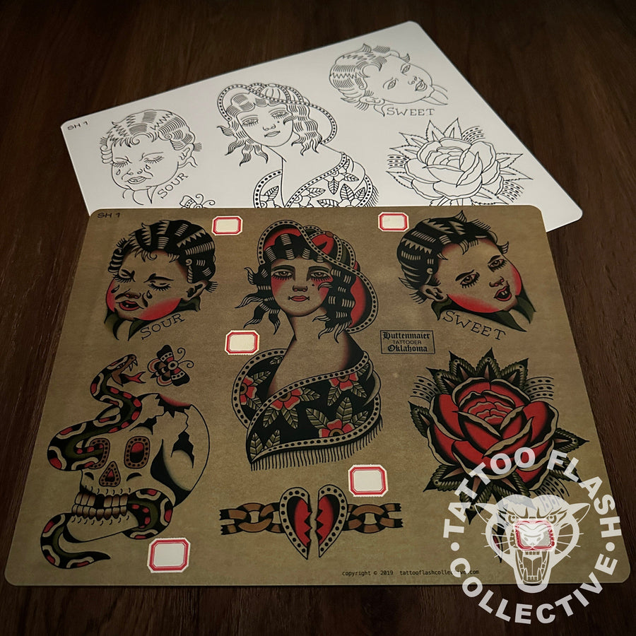 Scott Huttenmaier Flash Scott Huttenmaier Tattoo Flash #01